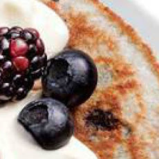 Black & Blue Glazed Pancakes