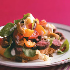 Grilled Steak Bruschetta Salad Recipe