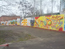 Стена граффити