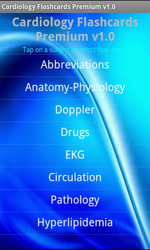 Cardiology Flashcards Premium