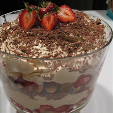 Strawberry Tiramisu Trifle