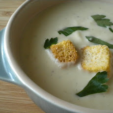 Creamy Roasted Cauliflower Soup
