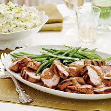 Bourbon-Brown Sugar Pork Tenderloin