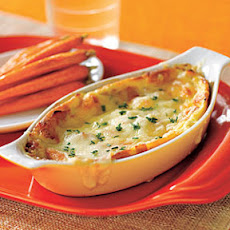 Ham and Gruyère Stratas