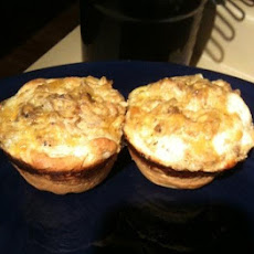 Cheddar Salmon Quiche