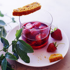 Strawberries in Red Wine