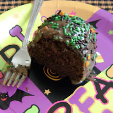 Hot Water Chocolate Cake