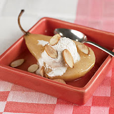 Caramelized Pears with Spiced Ice Cream