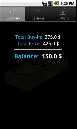 live-poker-bankroll for android screenshot
