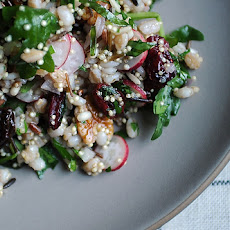 Radish and Pecan Grain Salad