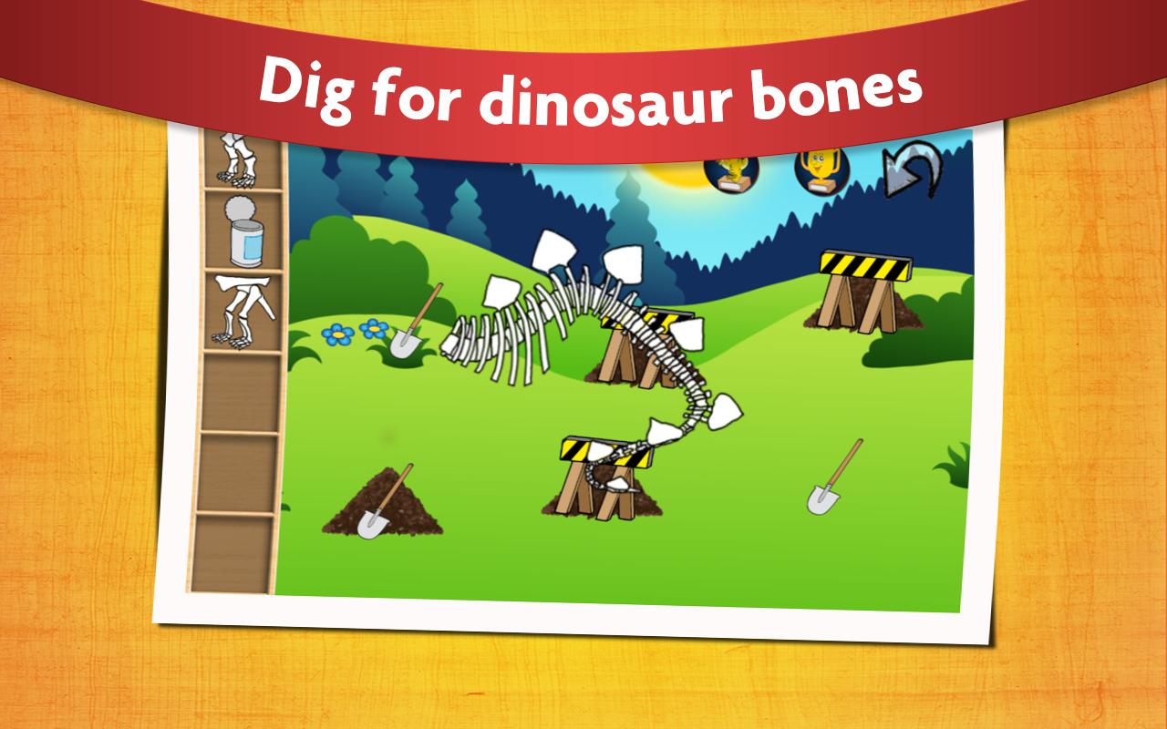 Android application Kids Dinosaur Adventure Game screenshort
