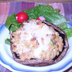 Stuffed Portabella Mushrooms With Salmon