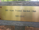 Garden Club Memorial Bench