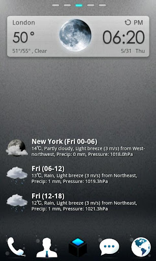 new-black-go-launcher-ex-theme for android screenshot