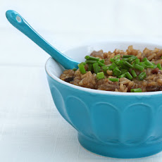 Bacon Brown Rice Risotto