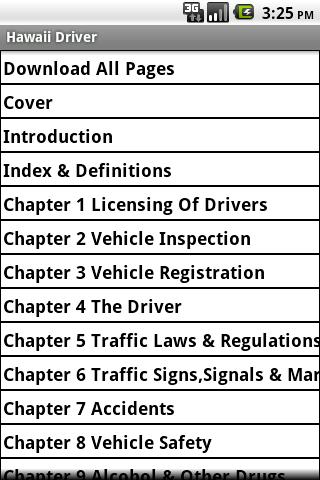 Hawaii Driver Handbook