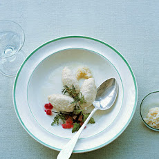Whitefish Quenelles with Beets, Horseradish, and Fresh Herbs