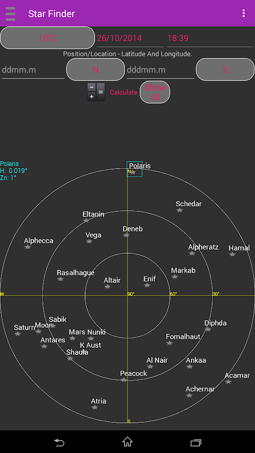    Celestial Navigator- screenshot  