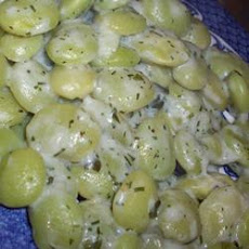 Saucy Lima Beans