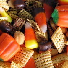 White Chocolate Halloween Chex Mix