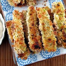 Baked Zucchini Fries with Onion Dipping Sauce