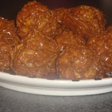 Chocolate Caramel Crispy Cakes