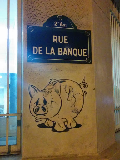 Cochon De La Rue De La Banque