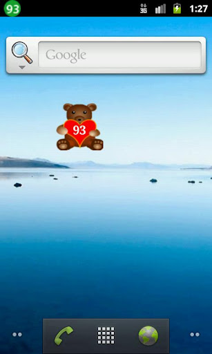 Teddy Bear Battery Widget