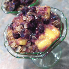 Peach Blueberry Crisp