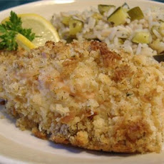 Crusty Dill-Garlic Salmon