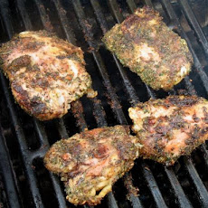 Grilled Herbed Chicken Thighs