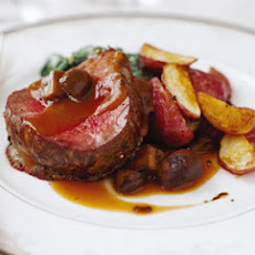 Beef Tenderloin with Mushrooms and Espagnole Sauce
