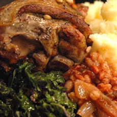 Braised Lamb Shanks With Barley