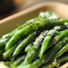 Haricots Verts with Horseradish Mascarpone
