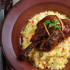 Braised Lamb Shanks with Lemon Confit