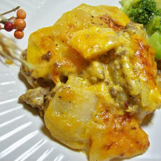 Kittencal's Scalloped Potato and Ground Beef Casserole