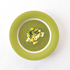Chilled Watercress-Spinach Soup