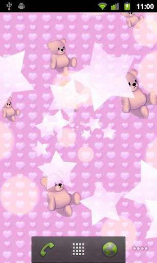 Sparks Teddy Live Wallpaper