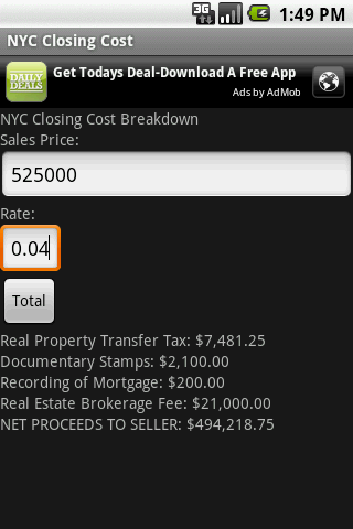 【免費財經App】NYC Closing Cost Breakdown-APP點子