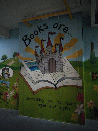 Book Castle Mural
