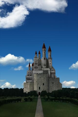 castle and sky LWallpaper Free
