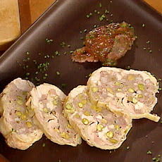 Scalped Chicken with Tomato Aspic