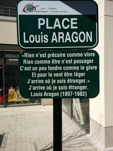 Plaque Louis Aragon
