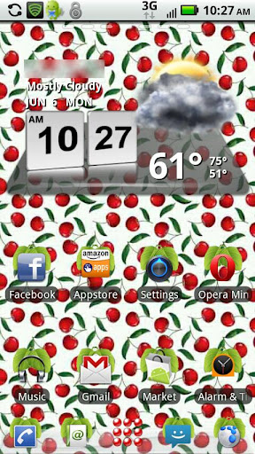 Cherry GO LAUNCHER THEME