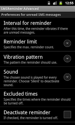 SMSReminder Advanced