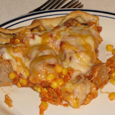 Tex-Mex Meatball Pie