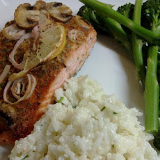 Baked Trout with Garlic & Mushrooms