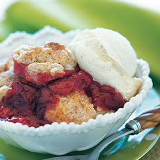 Plum Cobbler with Cinnamon Biscuits