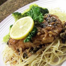 Chicken Piccata with Angel Hair Pasta