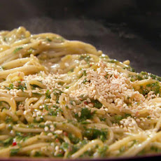 Thai-Style Pesto with Rice Pasta